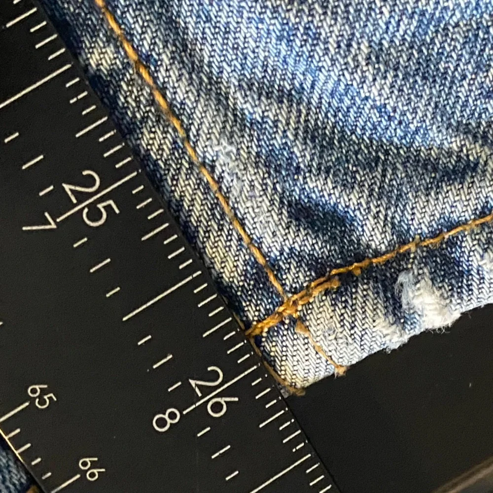 Zara High Rise Straight Leg Regular Wash Zip Fly Women’s Denim Jeans Size 8 - Picture 9 of 9